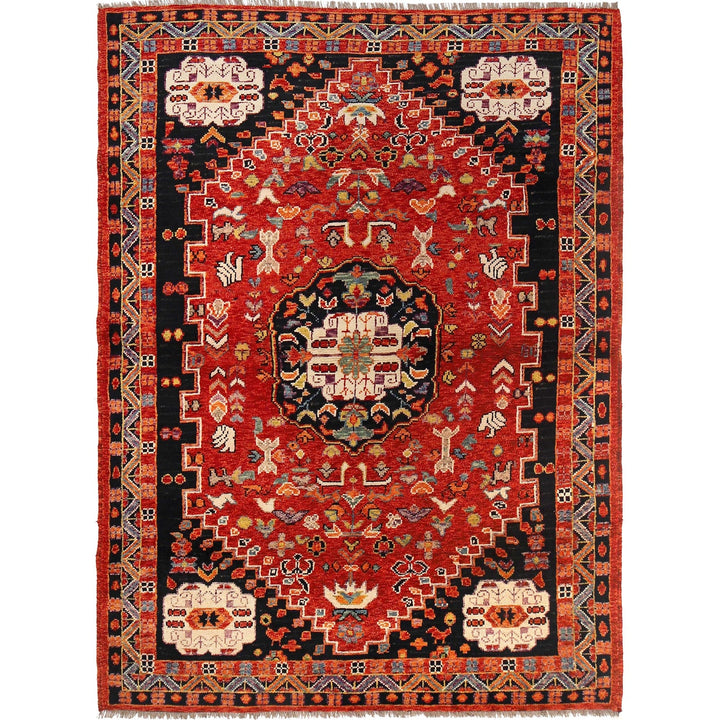 Handmade Sherazi Area Rug 5' 8" x 8' 0" - No. AL85040