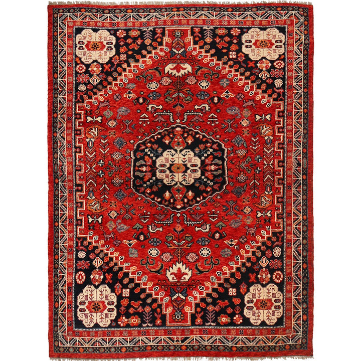 Persian Shirazi Design Carpet 5' 7" x 7' 7" - No. AL40342