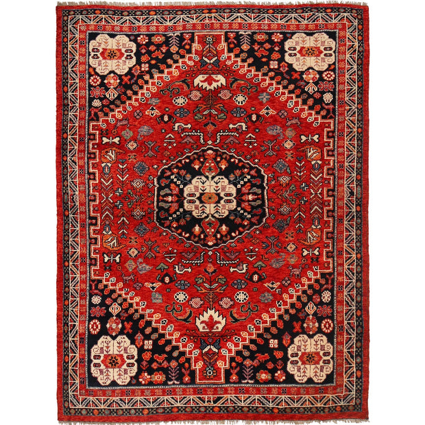 Persian Shirazi Design Carpet 5' 7" x 7' 7" - No. AL40342