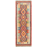 Hand Knotted Flatweave Kilim Runner 2' 8" x 7' 11" - No. AL69234