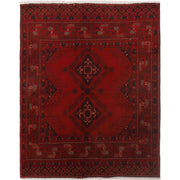 Hand knotted Khal Mohammadi Carpet 3' 7" x 4' 6" - No. AL70473