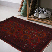 Handmade Foot Mat 1' 3" x 2' 0" - No. AL70562