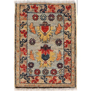 Handmade Floor Mat 1' 3" x 1' 9" - No. AL56497