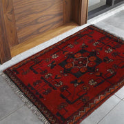 Handmade Floor Mat 1' 5" x 1' 11" - No. AL86829