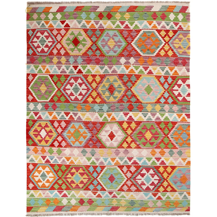 Hand Knotted Flatweave Kilim 6' 0" x 8' 4" - No. AL83722