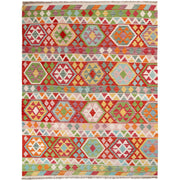 Hand Knotted Flatweave Kilim 6' 0" x 8' 4" - No. AL83722