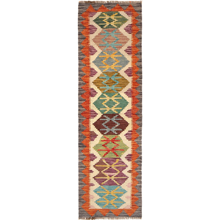 Handmade Vegetable Kilim Runner 1' 10" x 6' 5" - No. AL31683