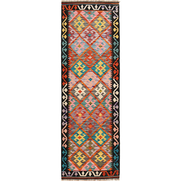 Handmade Vegetable Kilim Runner 2' 1" x 6' 7" - No. AL53342