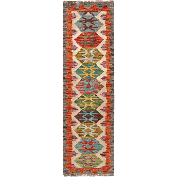 Handmade Vegetable Kilim Runner 2' 1" x 6' 5" - No. AL79526
