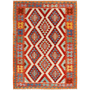 Hand Knotted Flatweave Kilim 4' 10" x 6' 9" - No. AL81911