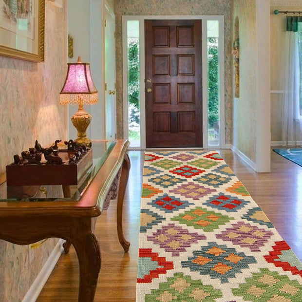 Short Kilim Runner 1' 8" x 5' 1" - No. AL19297