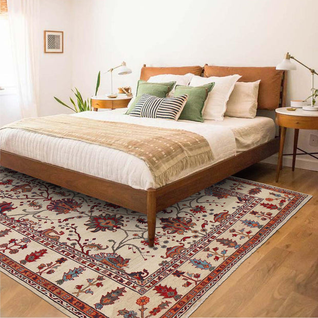 Hand knotted Kazak Rugs 6' 7" x 9' 10" - No. AL64548