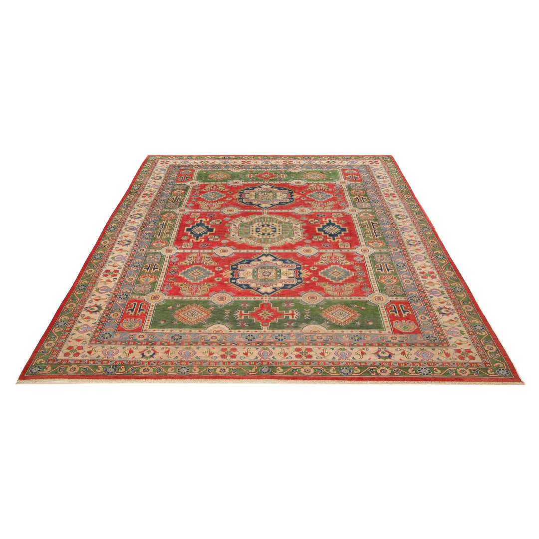 Handmade Kazak Area Rug 8' 11" x 11' 10" - No. AL71519