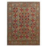 Hand Knotted Kazak Oriental Rug 6' 0" x 8' 8" - No. AL78319
