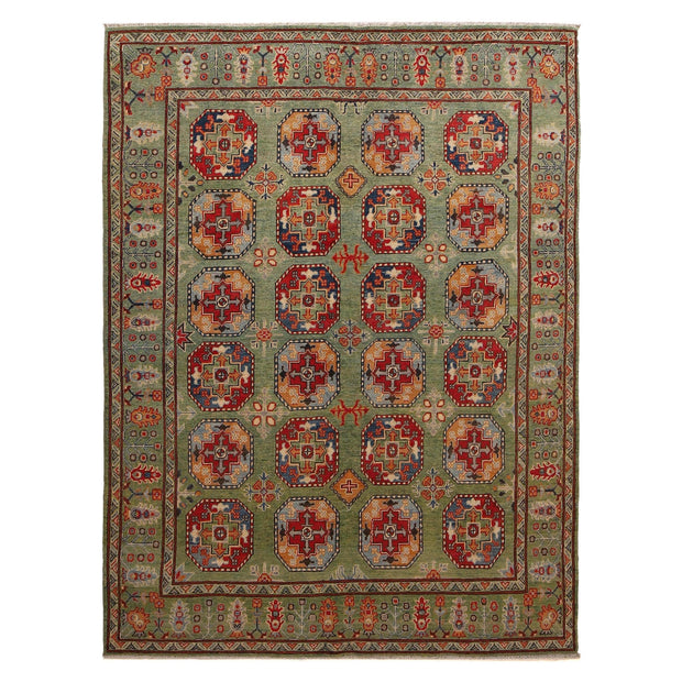 Hand Knotted Kazak Oriental Rug 6' 0" x 8' 8" - No. AL78319