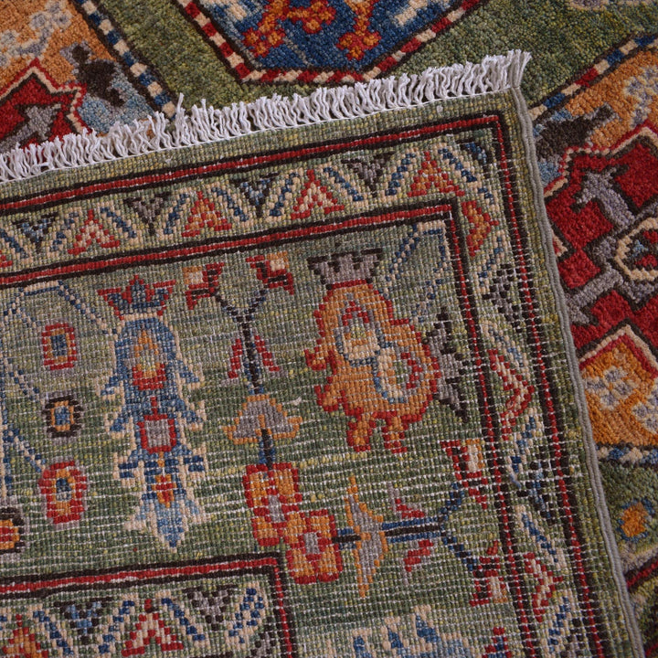 Hand Knotted Kazak Oriental Rug 6' 0" x 8' 8" - No. AL78319