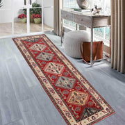 Hand knotted Kazak Runner Carpet 2' 10" x 9' 3" - No. AL90976