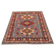 Handmade Kazak Area Rug 3' 11" x 5' 7" - No. AL36163