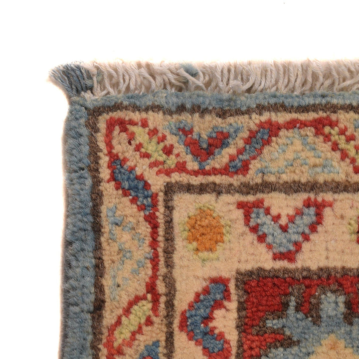 Handmade Kazak Area Rug 3' 11" x 5' 7" - No. AL36163