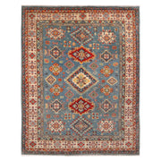 Hand knotted Kazak Carpet 4' 10" x 6' 2" - No. AL16388