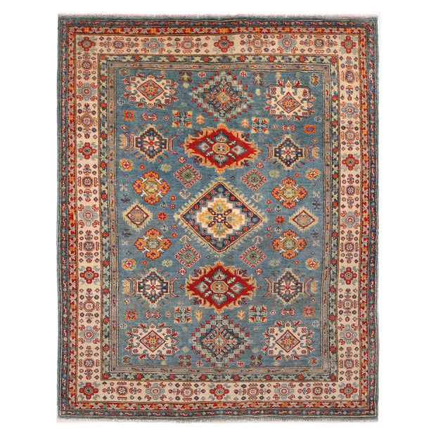 Hand knotted Kazak Carpet 4' 10" x 6' 2" - No. AL16388
