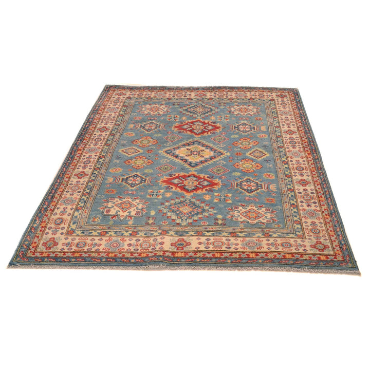 Hand knotted Kazak Carpet 4' 10" x 6' 2" - No. AL16388