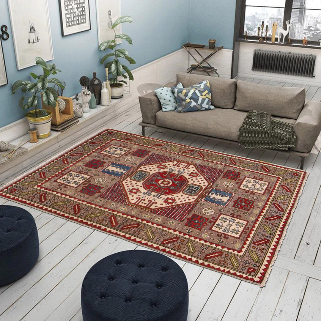 Oriental Mamluk Area Rug 3' 3" x 4' 10" - No. AL73443