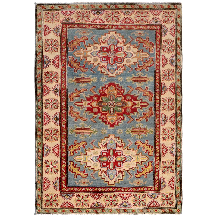 Hand knotted Kazak Rugs 4' 0" x 5' 10" - No. AL56001