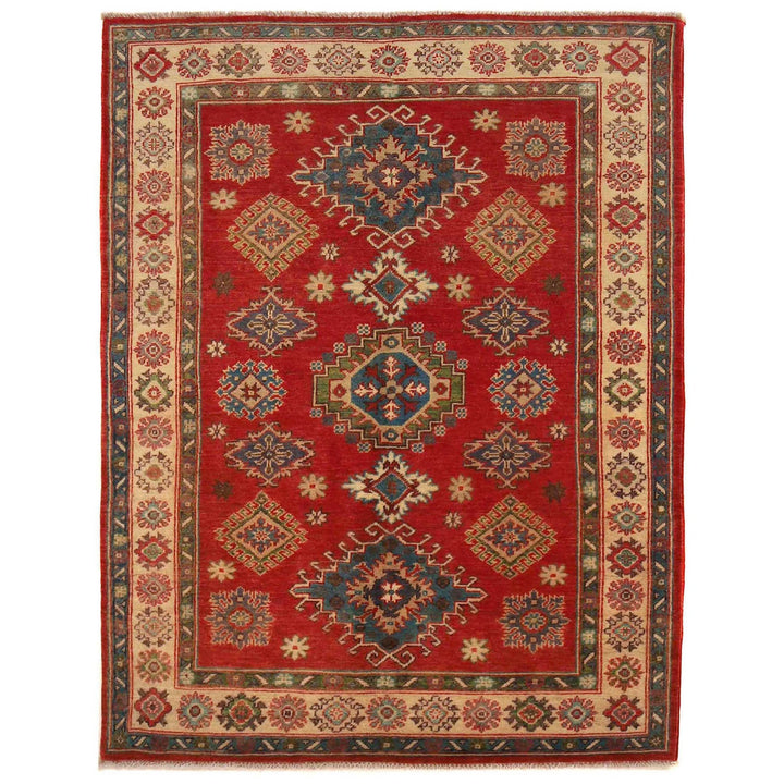 Oriental Kazak Rug 4' 2" x 5' 7" - No. AL67475