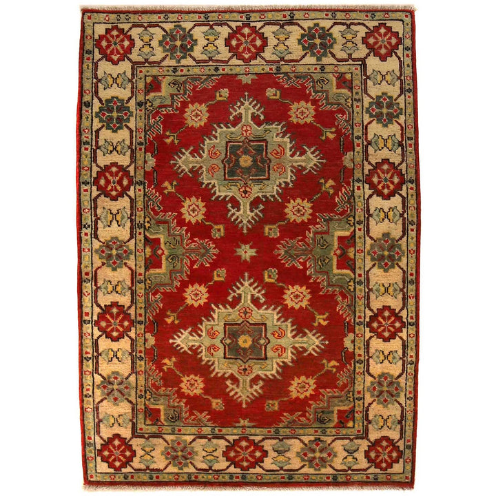 Oriental Kazak Rug 3' 5" x 4' 9" - No. AL33039