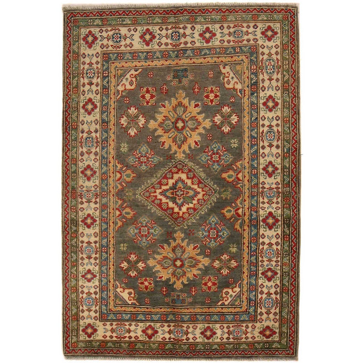 Oriental Kazak Rug 3' 3" x 4' 9" - No. AL13653