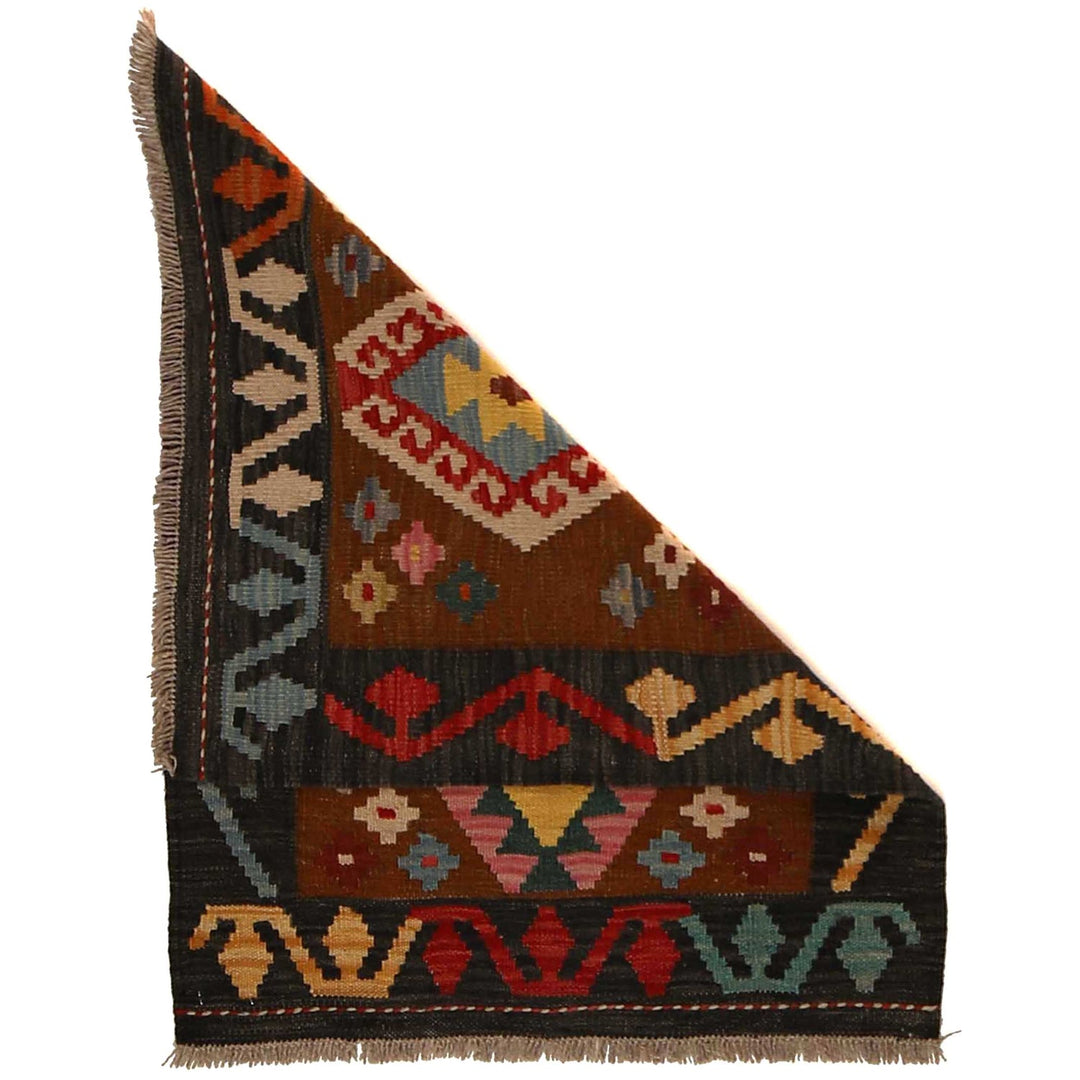 Hand Made Afghan Kilim 2' 3" x 2' 11" - No. AL99628