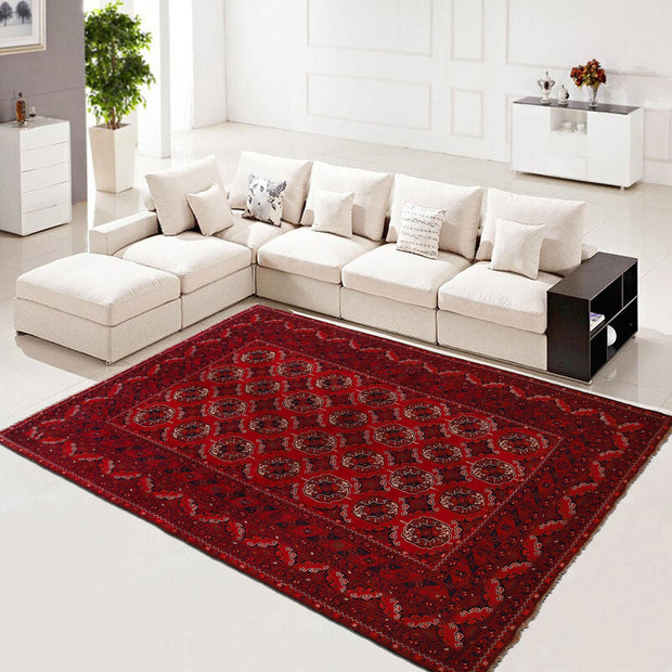 Oriental Bukhara Area Rug 6' 4" x 9' 6" - No. AL31763