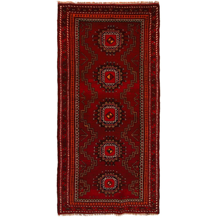 Red Color Baloch Runner 2' 11" x 6' 2" - No. AL37249