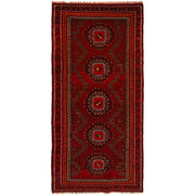 Red Color Baloch Runner 2' 11" x 6' 2" - No. AL37249
