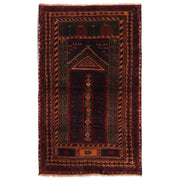 Islamic Prayer Carpet 2' 7" x 4' 3" - No. AL95019