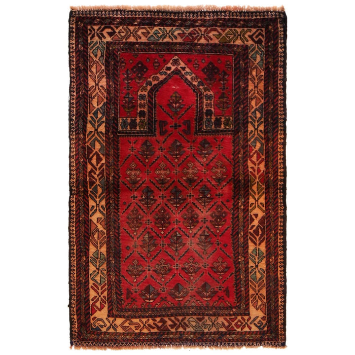 Islamic Prayer Carpet 2' 7" x 4' 1" - No. AL52823