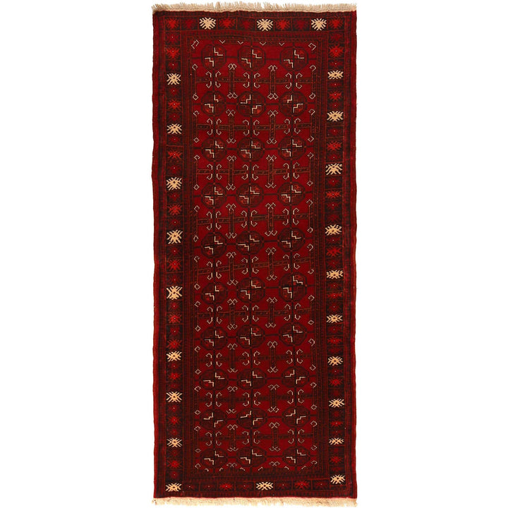 Firebrick Bokhara Runner Rug 2' 4" x 5' 8" - No. AL79813