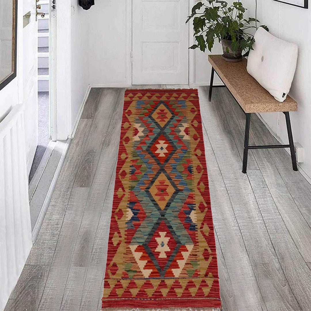 Short Chobi Kilim Runner 1' 8" x 4' 11" - No. AL83520