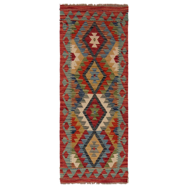 Handmade Vegetable Kilim Runner 1' 9" x 4' 11" - No. AL21778
