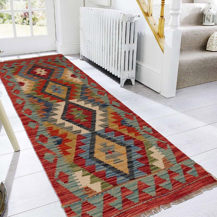 Handmade Vegetable Kilim Runner 1' 9" x 4' 11" - No. AL21778