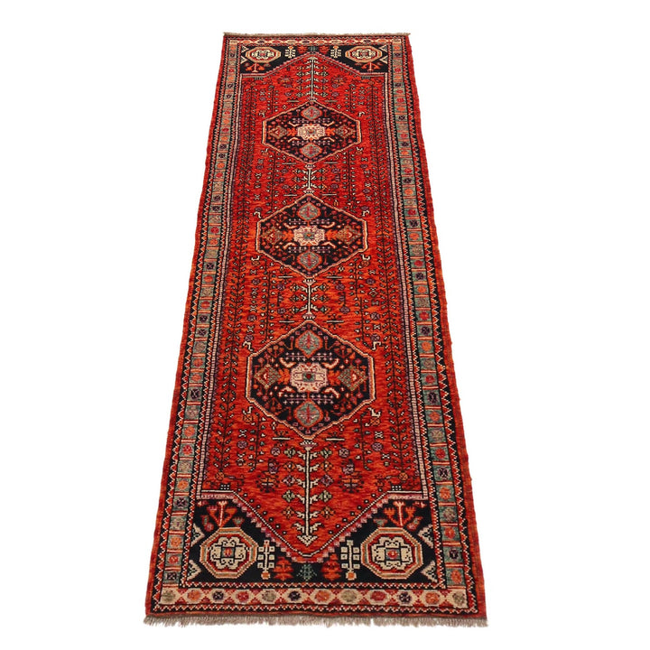 Rich Red Color Shiraz Carpet Runner 2' 8" x 9' 5" - No. AL20671