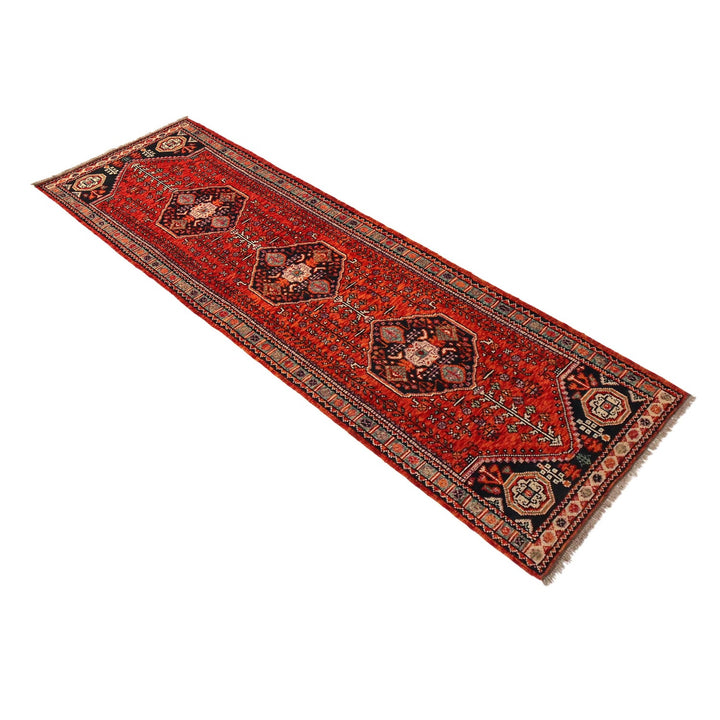 Rich Red Color Shiraz Carpet Runner 2' 8" x 9' 5" - No. AL20671