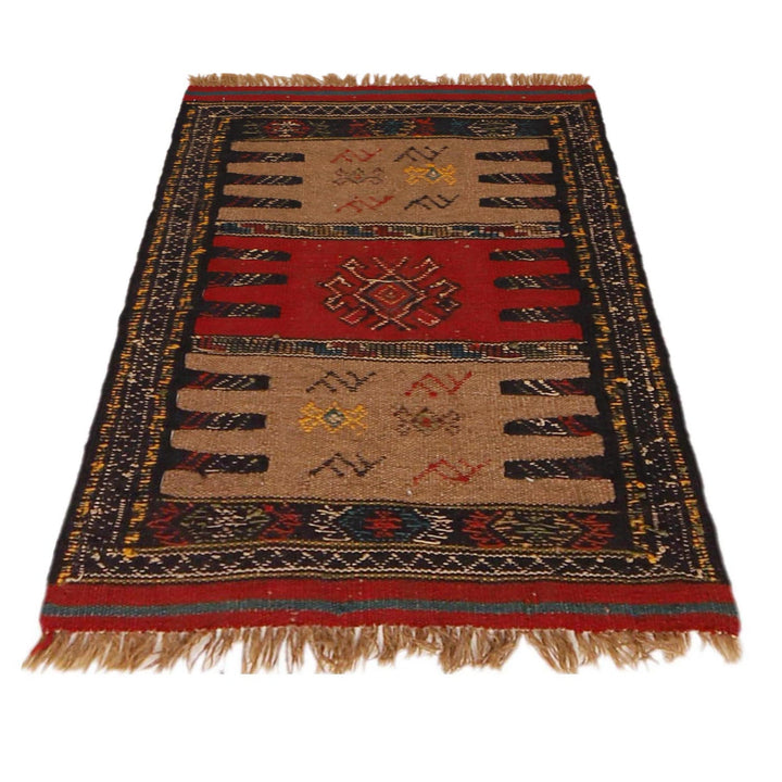 Hand Knotted Sufra Kilem 2' 1" x 2' 11" - No. AL62274