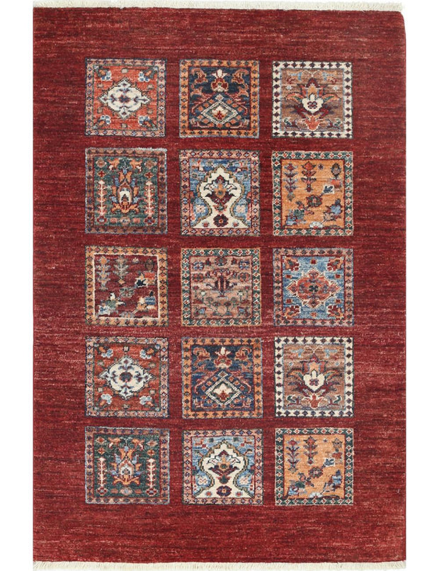 Hand Knotted Bakhtiari Wool Rug 2' 10" x 4' 3" - No. AT85481