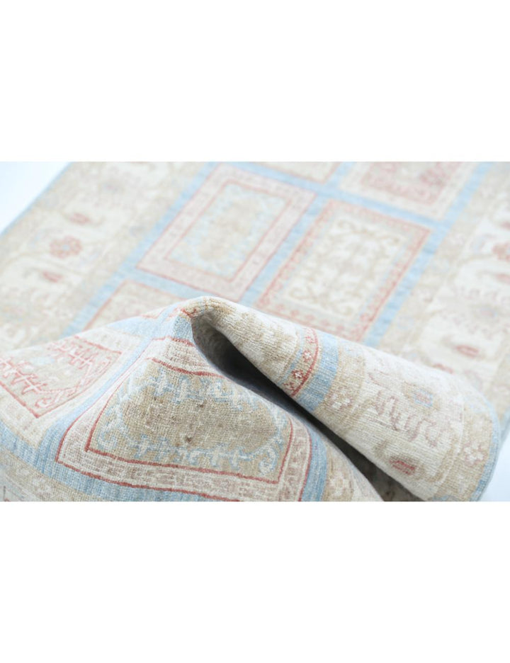 Afghan Bakhtiari Runner Rug 2' 7" x 10' 1" Hand-Knotted | No. AT63648