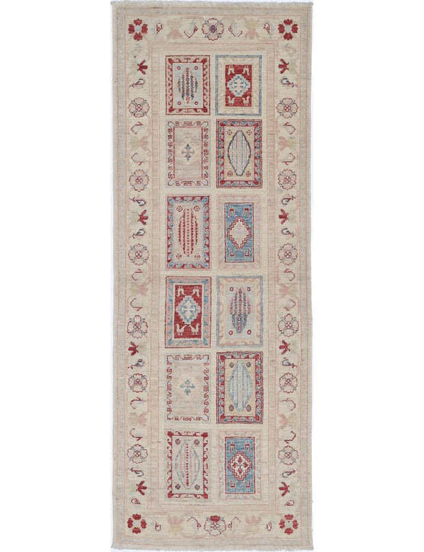 Hand Knotted Bakhtiari Wool Rug 2' 6" x 7' 1" - No. AT36377