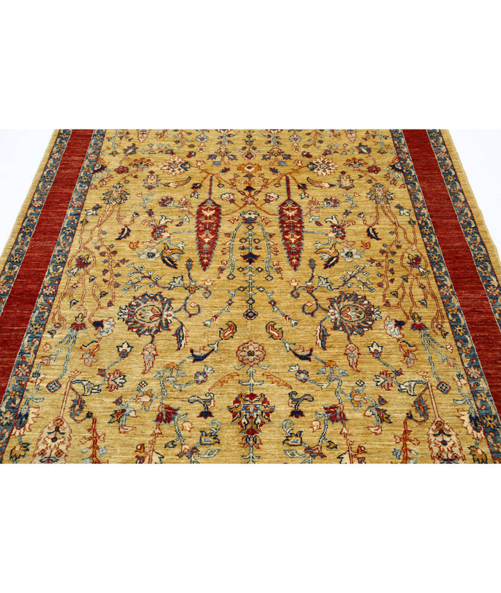Afghan Bakshaish Rug 5' 6" x 8' 4" Hand-Knotted | No. AT45925