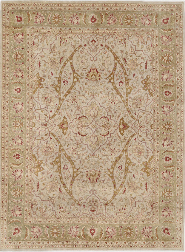 Hand Knotted Ziegler Wool Rug 8' 11" x 12' 1" - No. AT36178