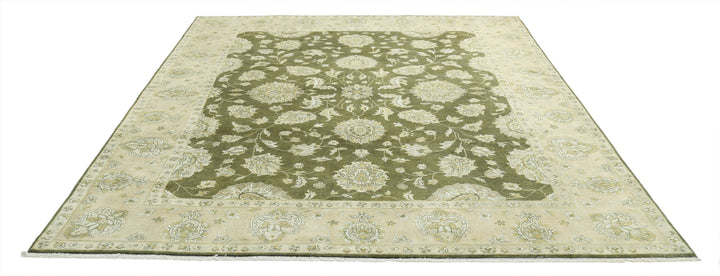 Afghan Ziegler Rug 7' 11" x 9' 10" Hand-Knotted | No. AT79788